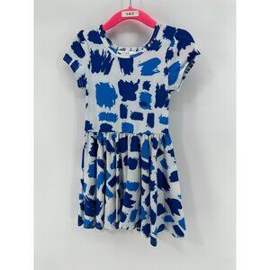 Dotdotsmile Girls Dress Size 2T White and Blue New With Tags